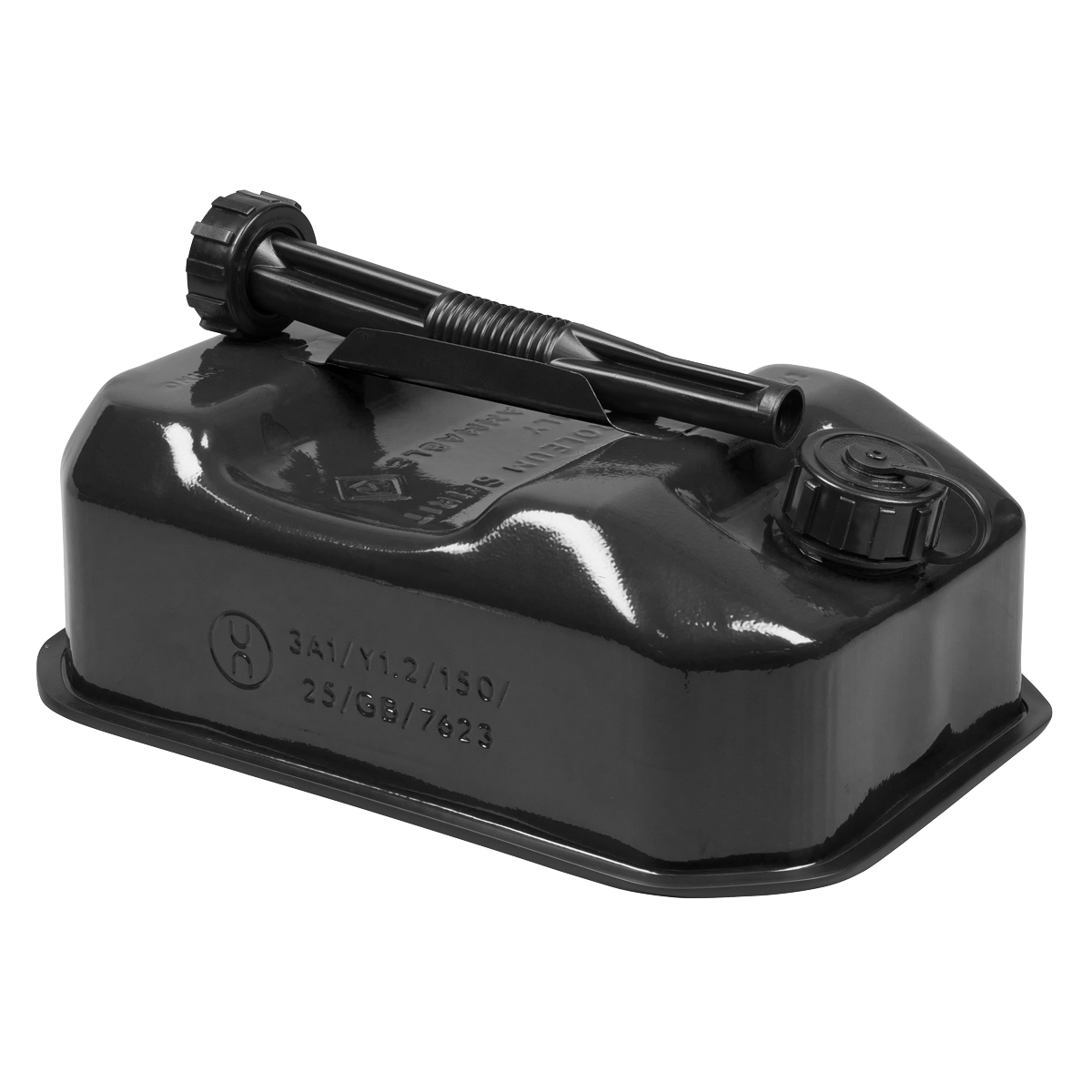 Sealey JC5RB Jerry Can 5L - Black - additional view 6