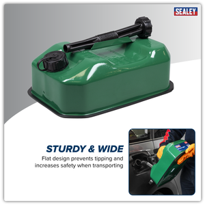 Sealey JC5RG Jerry Can 5L - Green - additional view 14