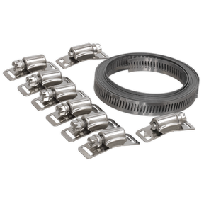 Sealey JC972 Self-Build Hose Clip Set 12.7mm Band Width
