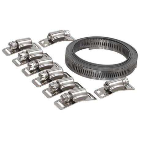 Sealey JC972 Self-Build Hose Clip Set 12.7mm Band Width