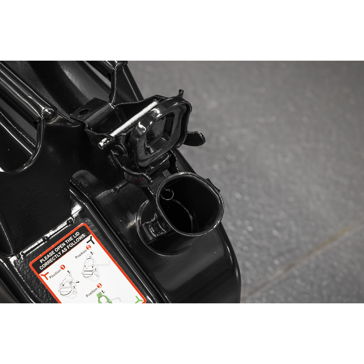 Sealey JCY20B Jerry Can 20L - Black - additional view 3