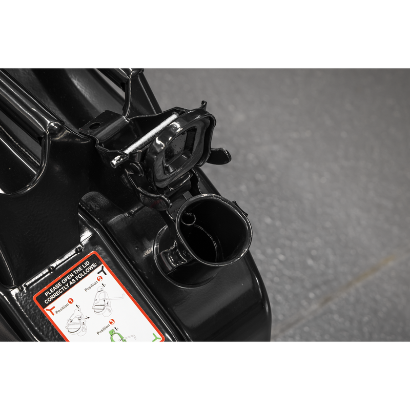 Sealey JCY20B Jerry Can 20L - Black - additional view 3