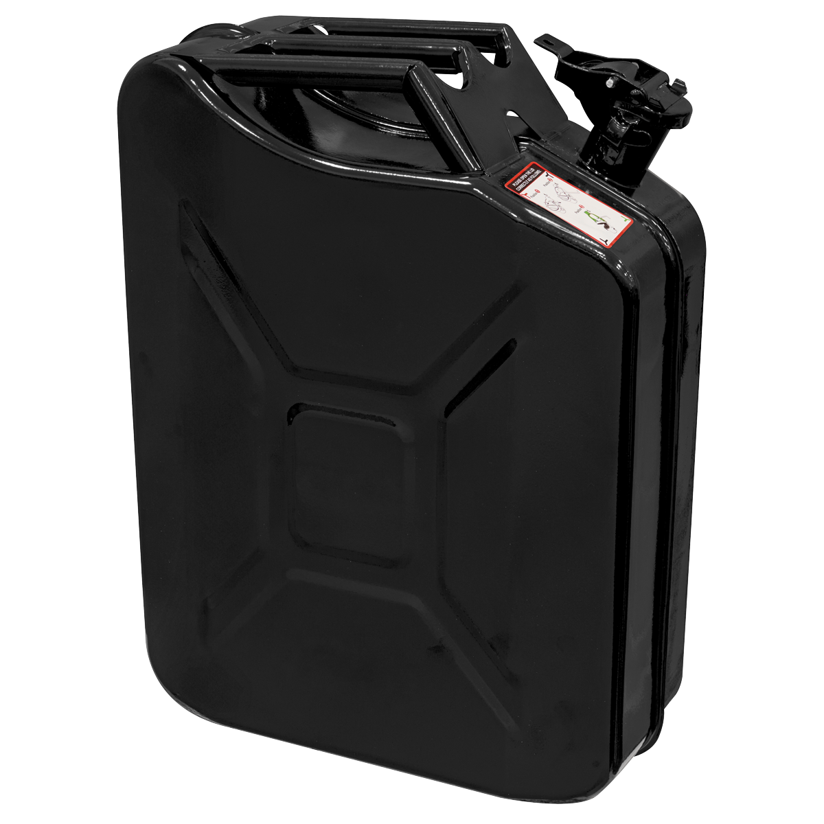 Sealey JCY20B Jerry Can 20L - Black - additional view 5