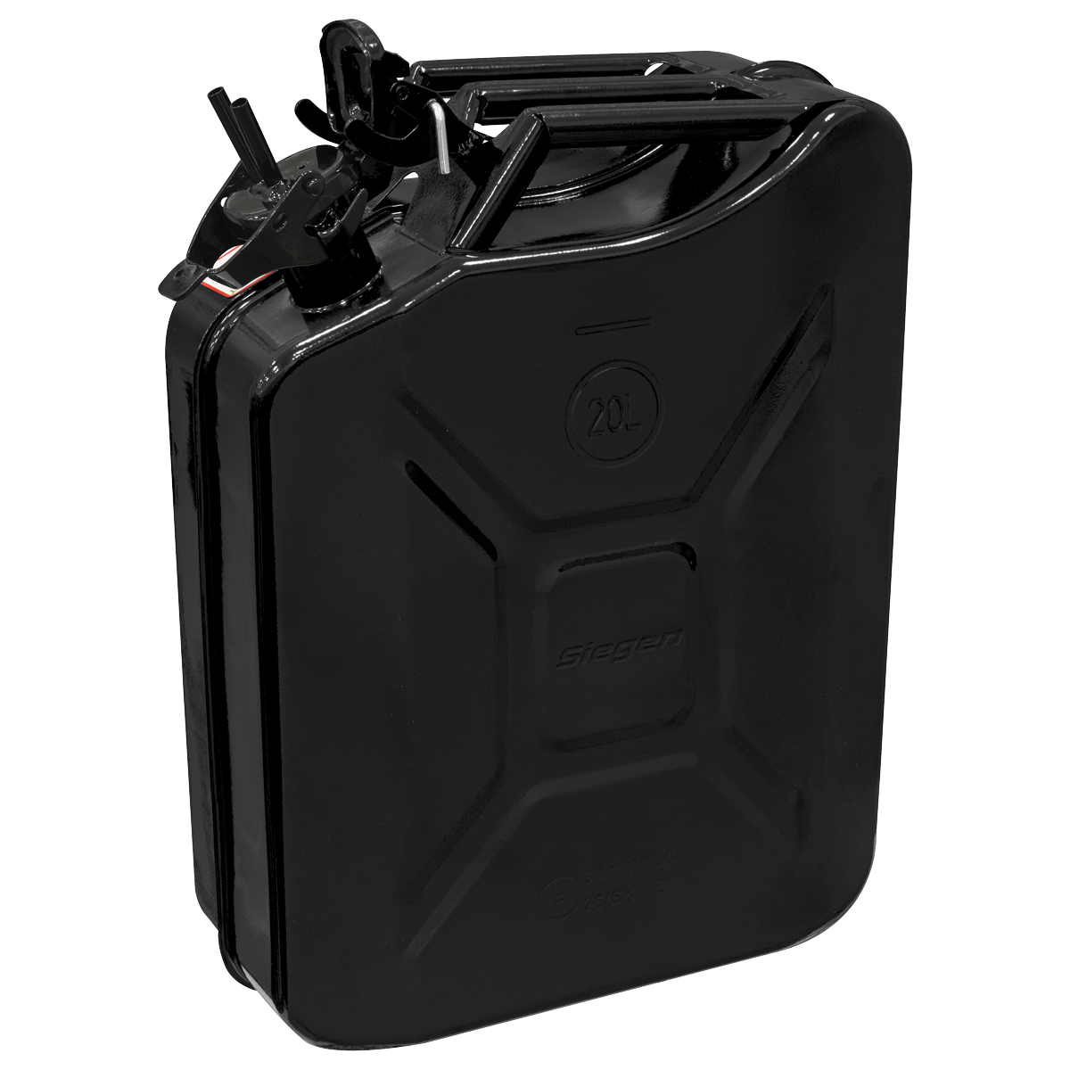 Sealey JCY20B Jerry Can 20L - Black - additional view 8