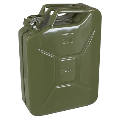 Sealey JCY20G Jerry Can 20L - Green