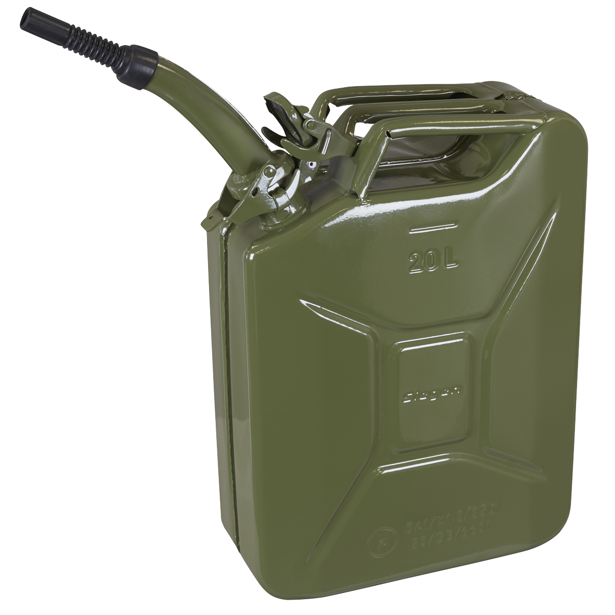 Sealey JCY20G Jerry Can 20L - Green - additional view 5
