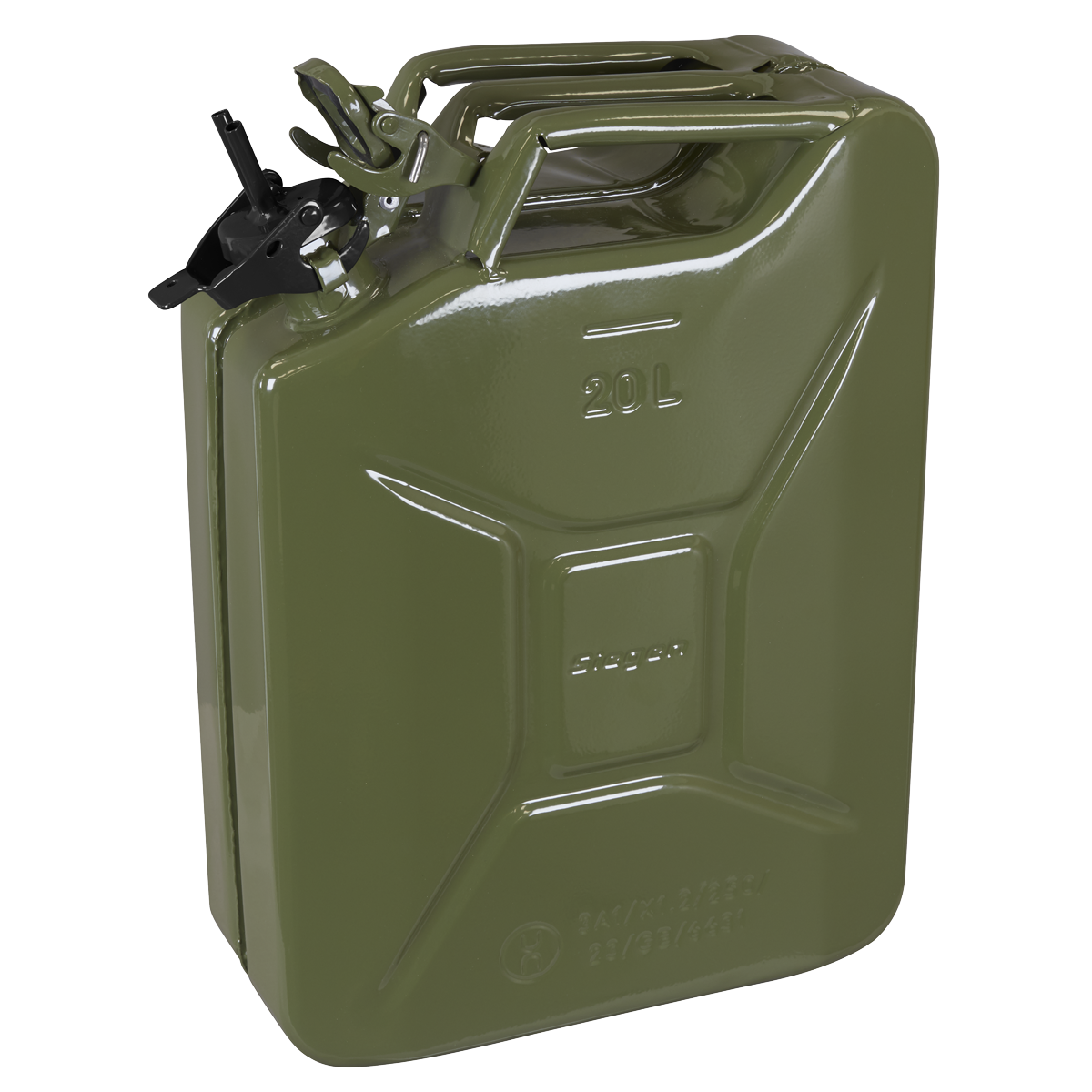 Sealey JCY20G Jerry Can 20L - Green - additional view 3