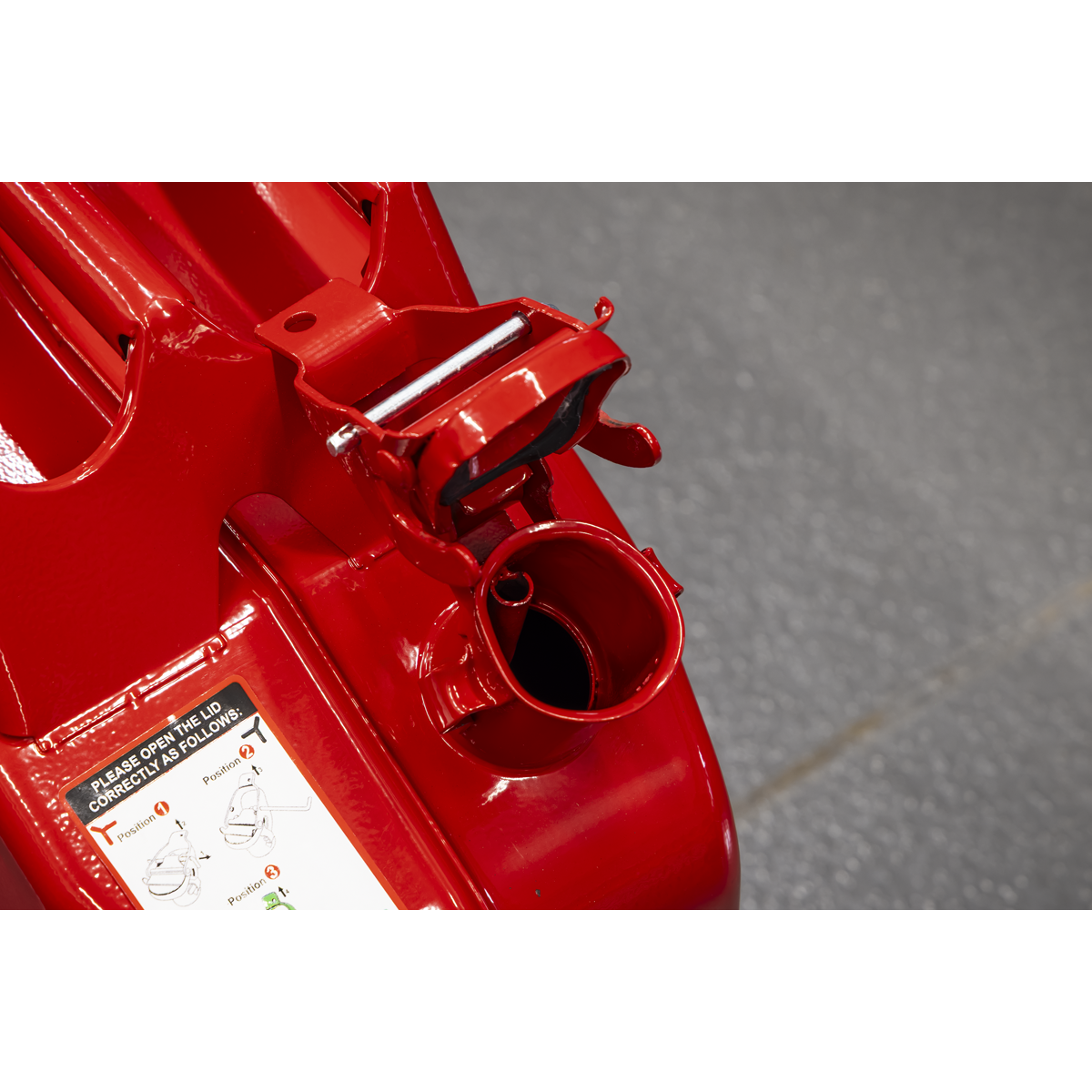 Sealey JCY20R Jerry Can 20L - Red - additional view 3