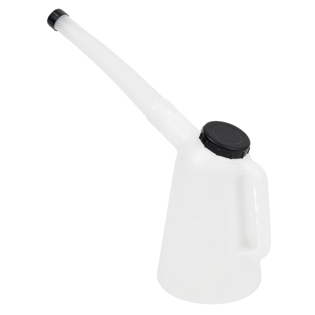 Sealey JDL1 Oil Container with Lid & Flexible Spout 1L