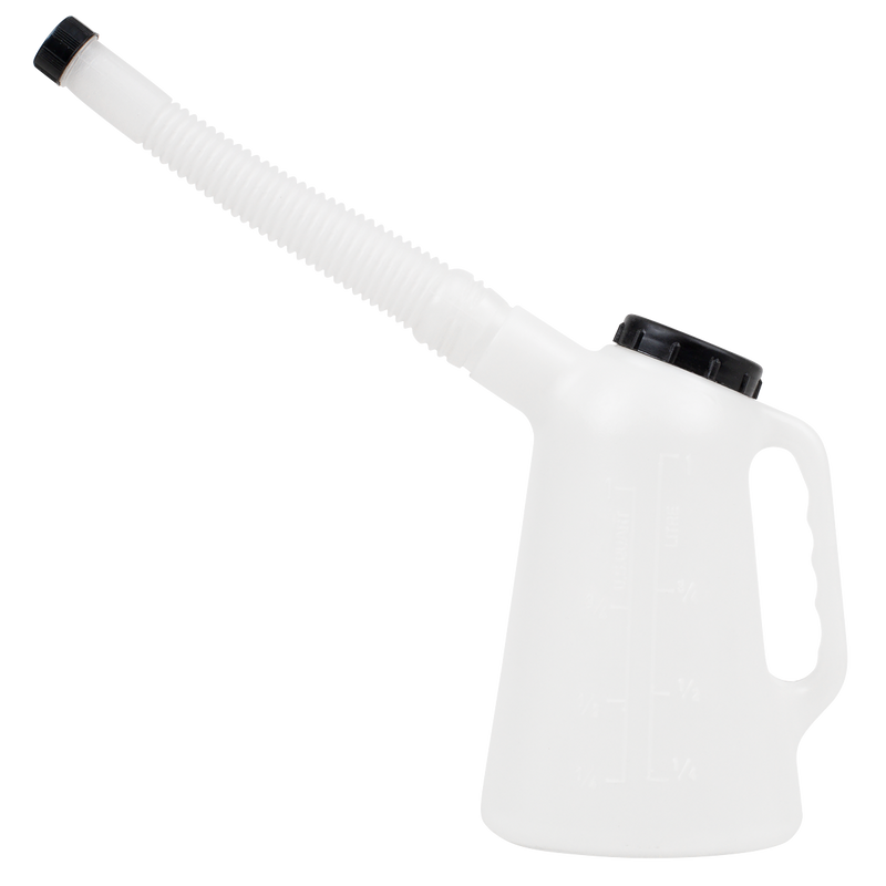 Sealey JDL1 Oil Container with Lid & Flexible Spout 1L - additional view 2