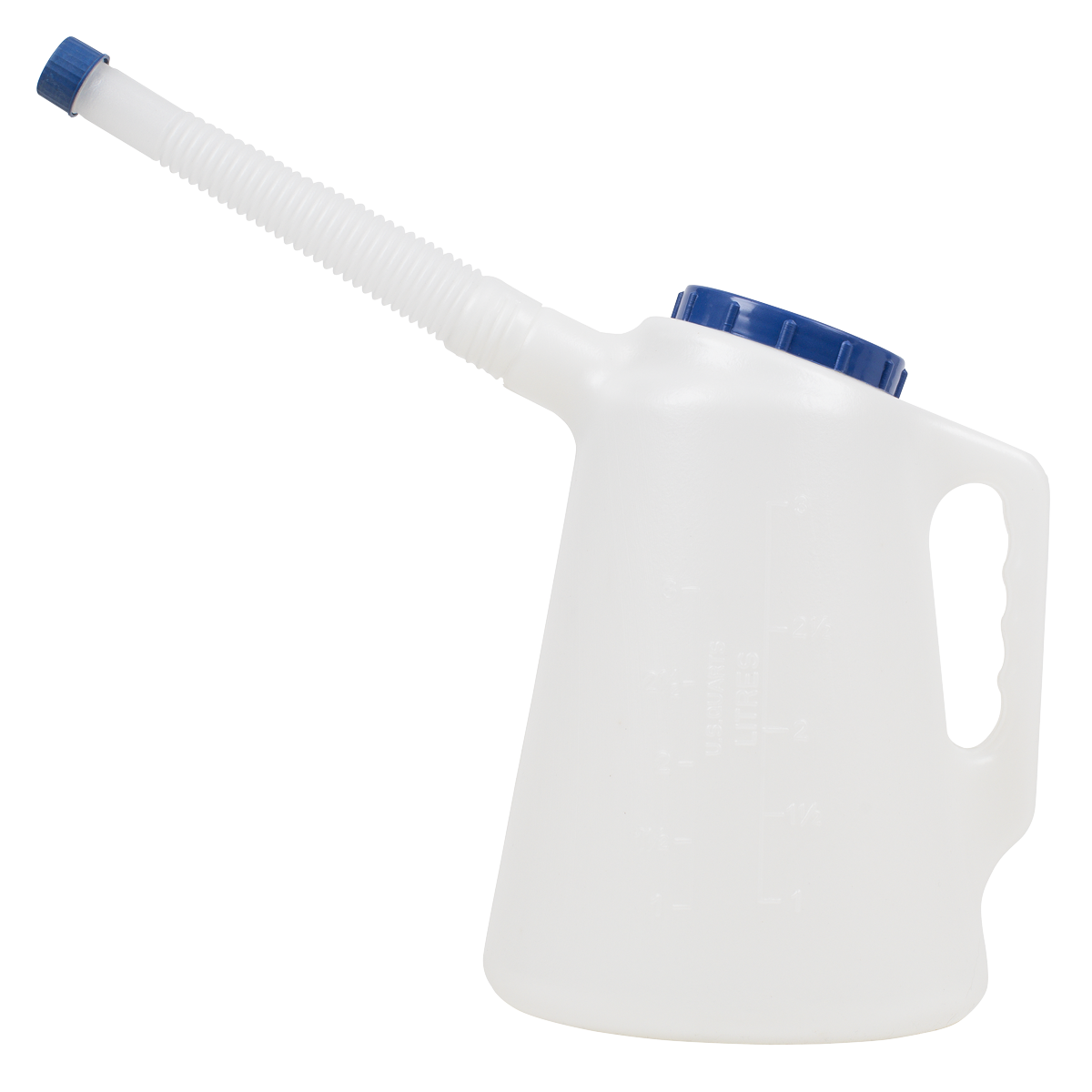 Sealey JDL3B Oil Container with Blue Lid & Flexible Spout 3L - additional view 2