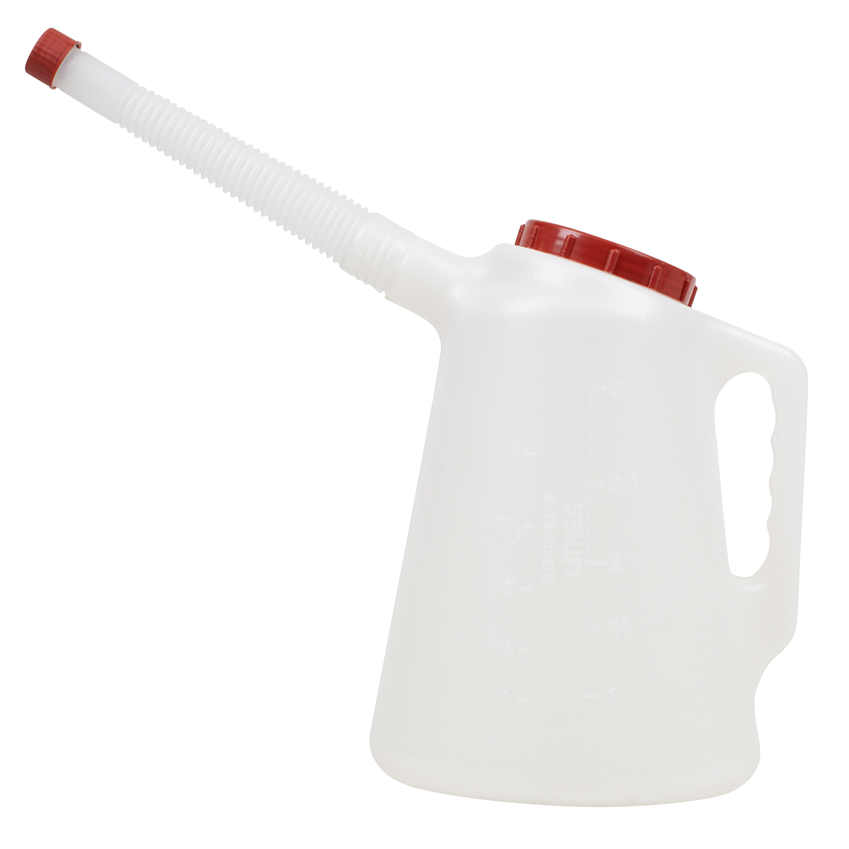 Sealey JDL3R Oil Container with Red Lid & Flexible Spout 3L - additional view 2