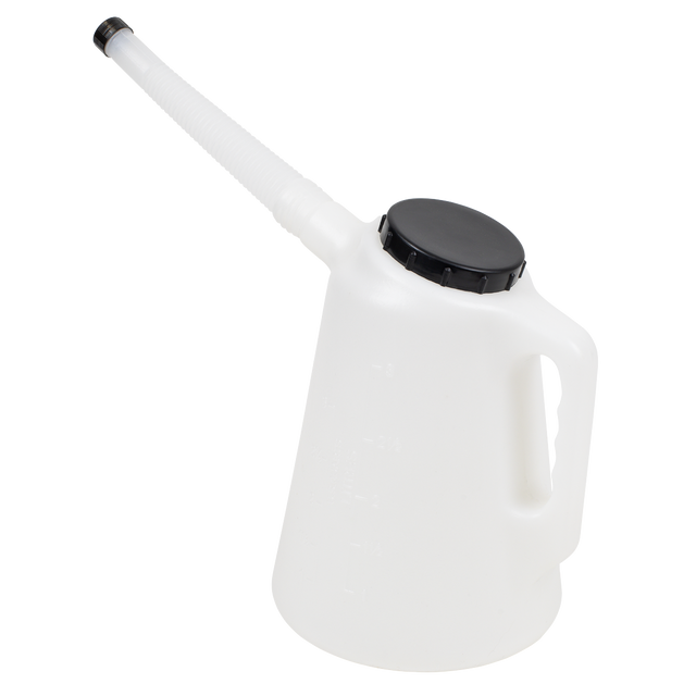 Sealey JDL3 Oil Container with Black Lid & Flexible Spout 3L