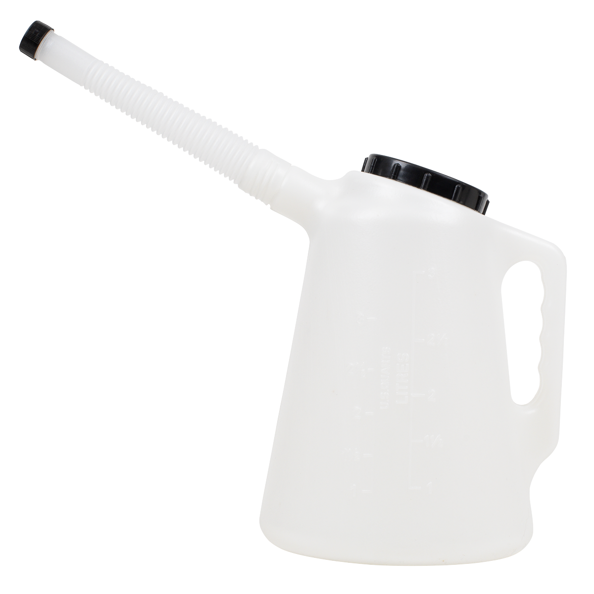 Sealey JDL3 Oil Container with Black Lid & Flexible Spout 3L - additional view 2