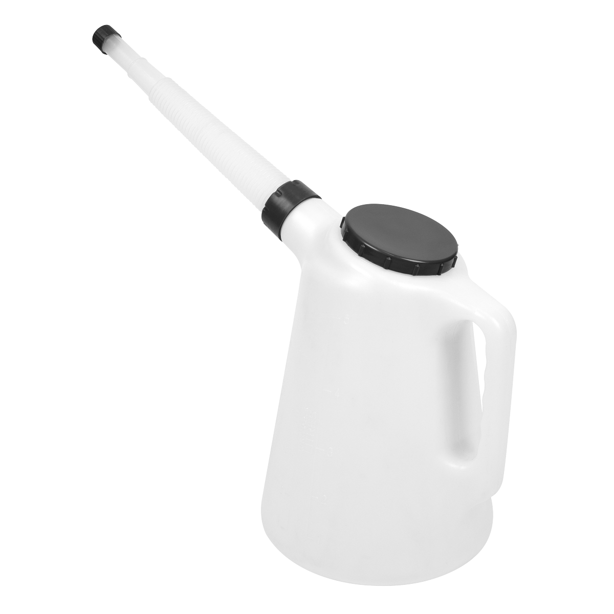 Sealey JDL5SET Oil Containers with Lid & Flexible Spout 5L - Set of 5 - additional view 2