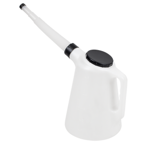 Sealey JDL5 Oil Container with Flexible Spout 5L - Black Lid