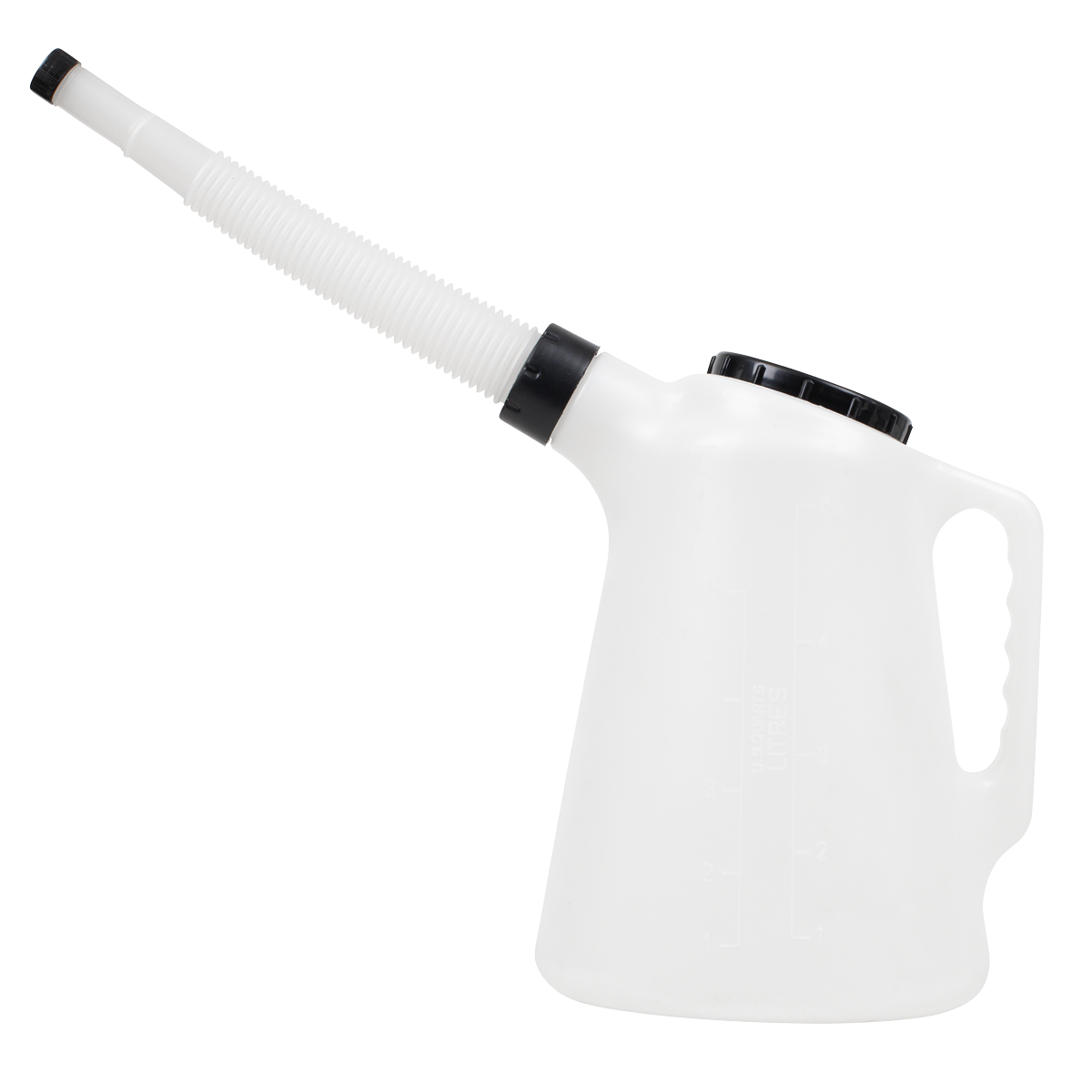 Sealey JDL5 Oil Container with Flexible Spout 5L - Black Lid - additional view 2