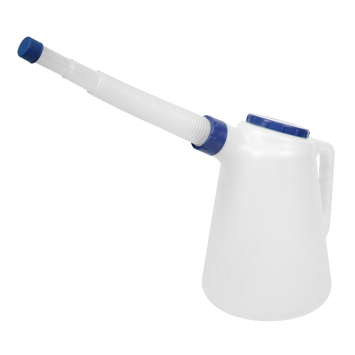 Sealey JDL5SET Oil Containers with Lid & Flexible Spout 5L - Set of 5 - additional view 4