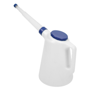 Sealey JDL5B Oil Container with Flexible Spout 5L - Blue Lid - additional view 2