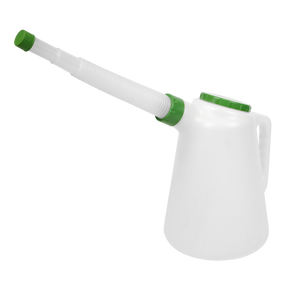 Sealey JDL5G Oil Container with Flexible Spout 5L - Green Lid