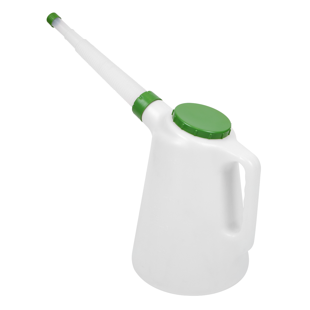 Sealey JDL5G Oil Container with Flexible Spout 5L - Green Lid - additional view 2