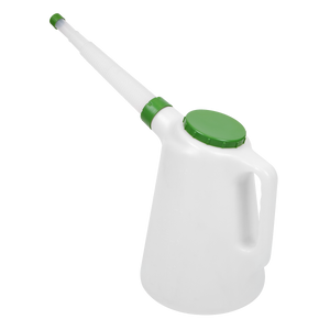 Sealey JDL5G Oil Container with Flexible Spout 5L - Green Lid - additional view 2