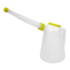 Sealey JDL5L Oil Container with Flexible Spout 5L - Lime Lid