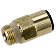 Sealey JGBC1238 John Guest® Brass SuperThread Straight Adaptor 12mm x 3/8"BSP - Pack of 2