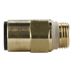 Sealey JGBC1238 John Guest® Brass SuperThread Straight Adaptor 12mm x 3/8"BSP - Pack of 2 - additional view 3