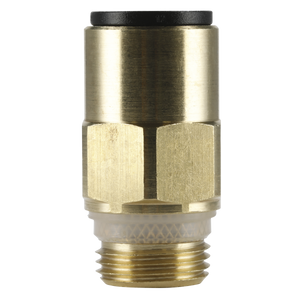 Sealey JGBC1238 John Guest® Brass SuperThread Straight Adaptor 12mm x 3/8"BSP - Pack of 2 - additional view 2