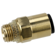 Sealey JGBC618 John Guest® Brass SuperThread Straight Adaptor 6mm x 1/8"BSP - Pack of 2