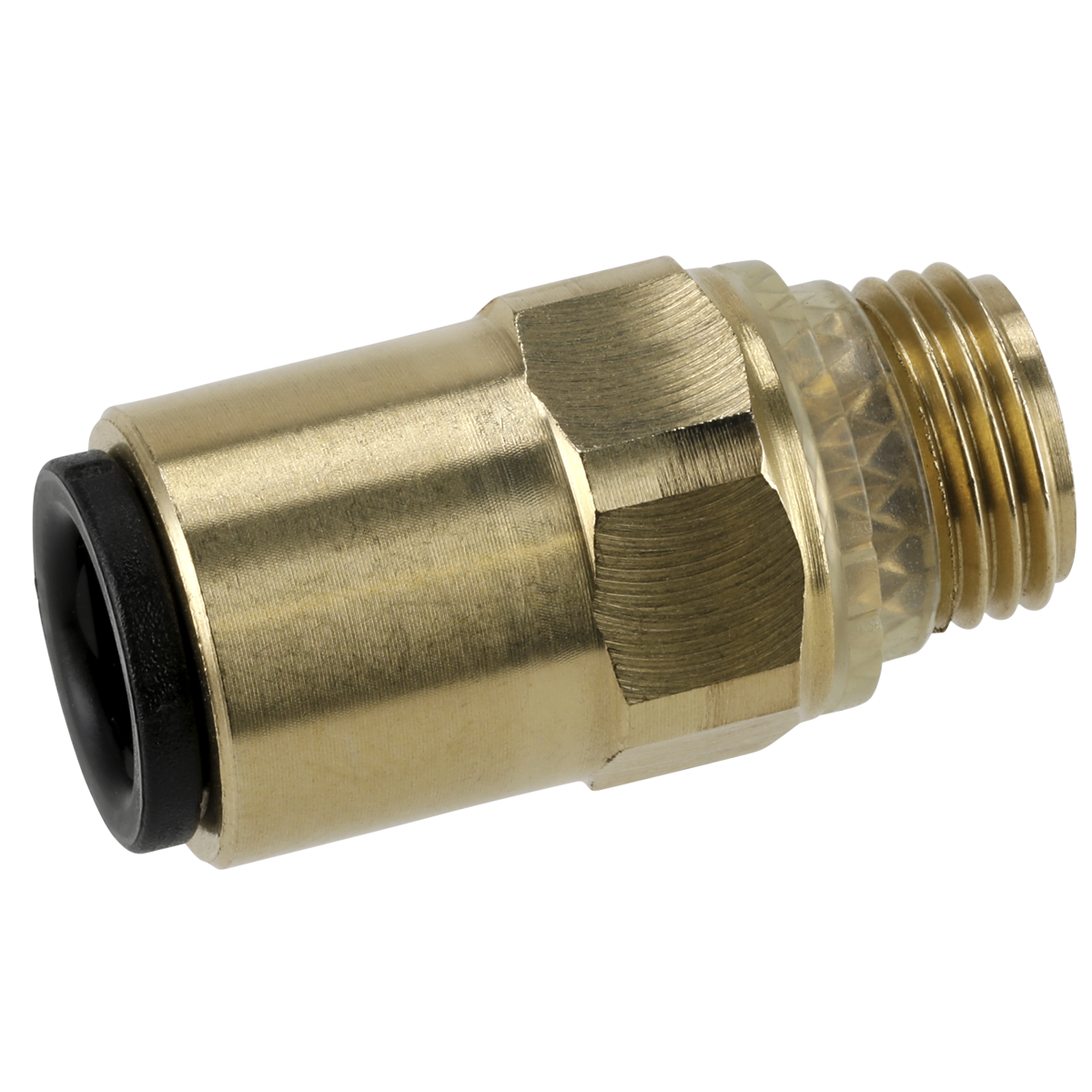 Sealey JGBC618 John Guest® Brass SuperThread Straight Adaptor 6mm x 1/8"BSP - Pack of 2 - additional view 2