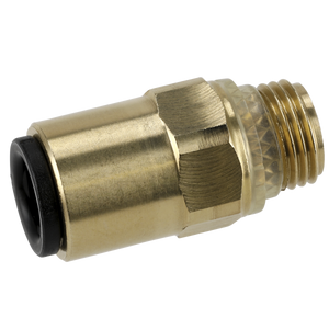 Sealey JGBC618 John Guest® Brass SuperThread Straight Adaptor 6mm x 1/8"BSP - Pack of 2 - additional view 2