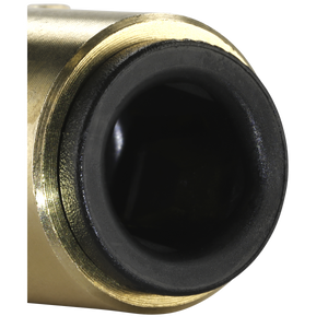 Sealey JGBC618 John Guest® Brass SuperThread Straight Adaptor 6mm x 1/8"BSP - Pack of 2 - additional view 3