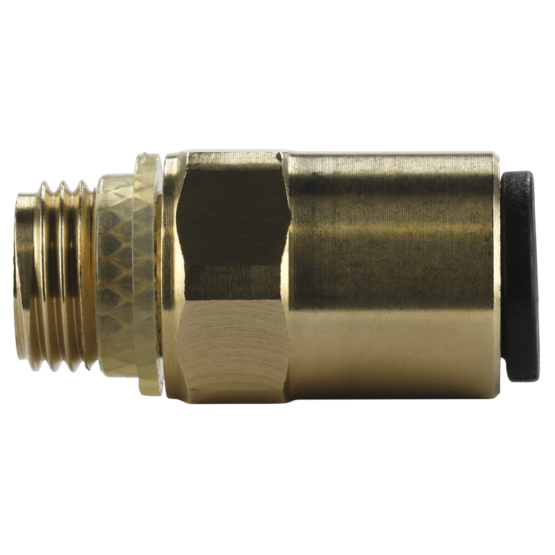 Sealey JGBC618 John Guest® Brass SuperThread Straight Adaptor 6mm x 1/8"BSP - Pack of 2 - additional view 4