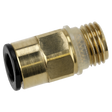 Sealey JGBC814 John Guest® Brass SuperThread Straight Adaptor 8mm x 1/4"BSP - Pack of 2