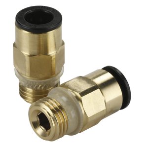 Sealey JGBC814 John Guest® Brass SuperThread Straight Adaptor 8mm x 1/4"BSP - Pack of 2 - additional view 4