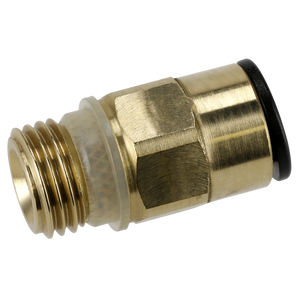 Sealey JGBC814 John Guest® Brass SuperThread Straight Adaptor 8mm x 1/4"BSP - Pack of 2 - additional view 2