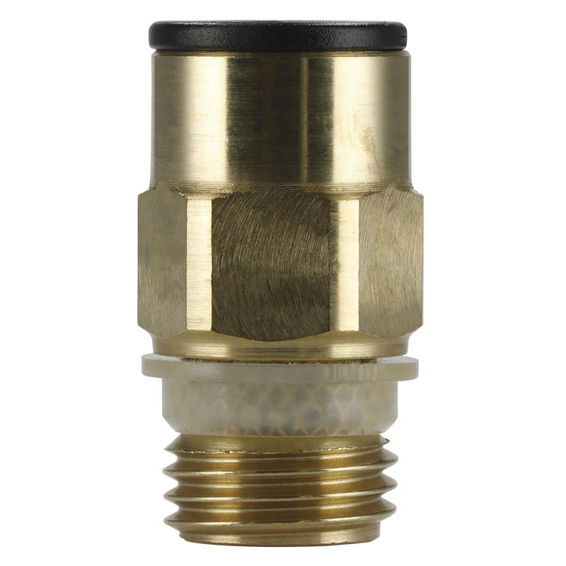 Sealey JGBC814 John Guest® Brass SuperThread Straight Adaptor 8mm x 1/4"BSP - Pack of 2 - additional view 3