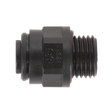 Sealey JGC1014 John Guest® Straight Adaptor 10mm x 1/4"BSP - Pack of 5