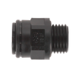 Sealey JGC814 John Guest® Straight Adaptor 8mm x 1/4"BSP - Pack of 5