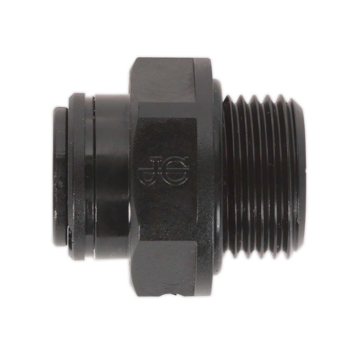 Sealey JGC838 John Guest® Straight Adaptor 8mm x 3/8"BSP - Pack of 5