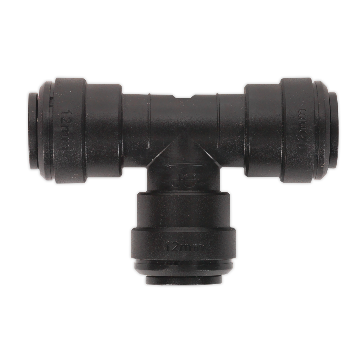 Sealey JGCT12 John Guest® Equal Tee Coupling 12mm - Pack of 5
