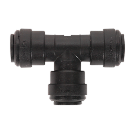 Sealey JGCT12 John Guest® Equal Tee Coupling 12mm - Pack of 5