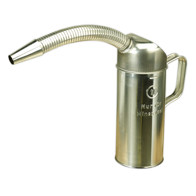 Sealey JM1F Metal Measuring Jug with Flexible Spout 1L