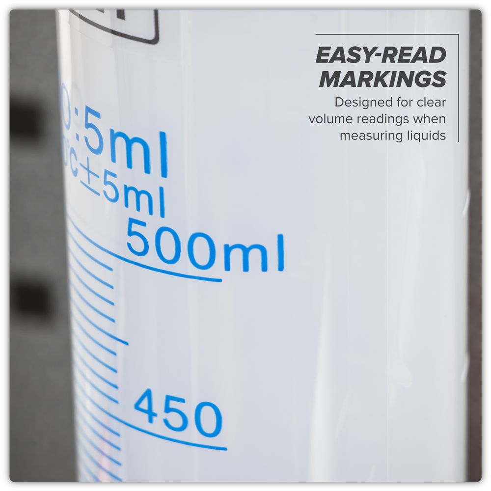 Sealey JMC50 Graduated Measuring Cylinder 500ml - additional view 2