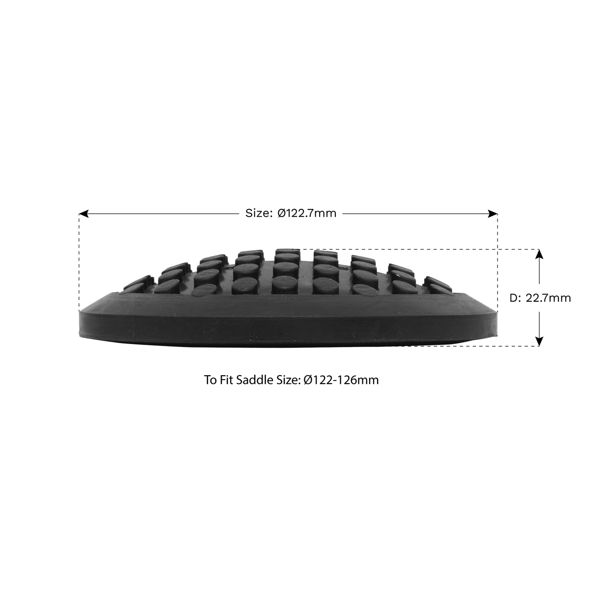 Sealey JP05 Safety Rubber Jack Pad - Type C - additional view 2