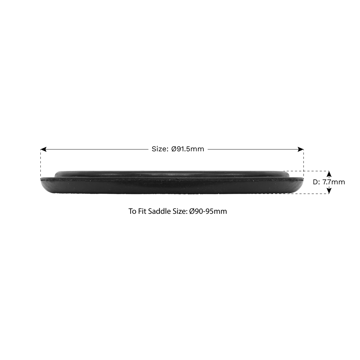 Sealey JP12 Safety Rubber Jack Pad - Type B - additional view 3