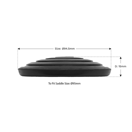 Sealey JP13 Safety Rubber Jack Pad - Type C - additional view 2