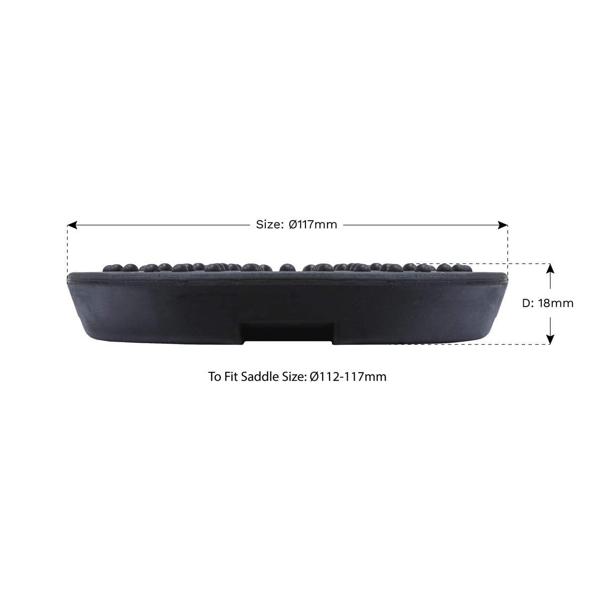 Sealey JP18 Safety Rubber Jack Pad - Type B - additional view 4
